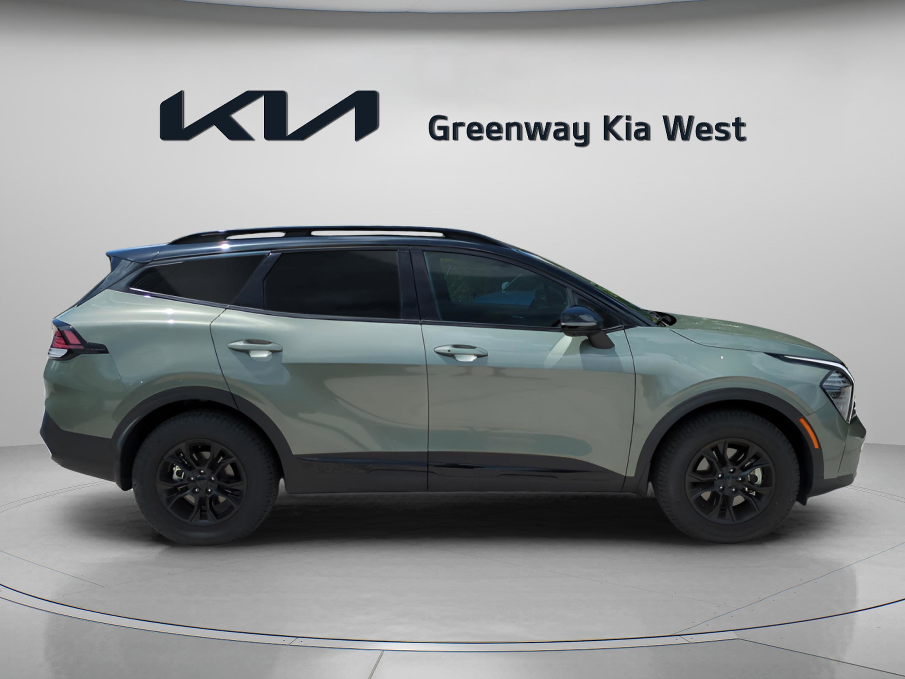 Certified Used 2025 Jungle Green/Ebony Black Roof Kia X-Pro Prestige image 9