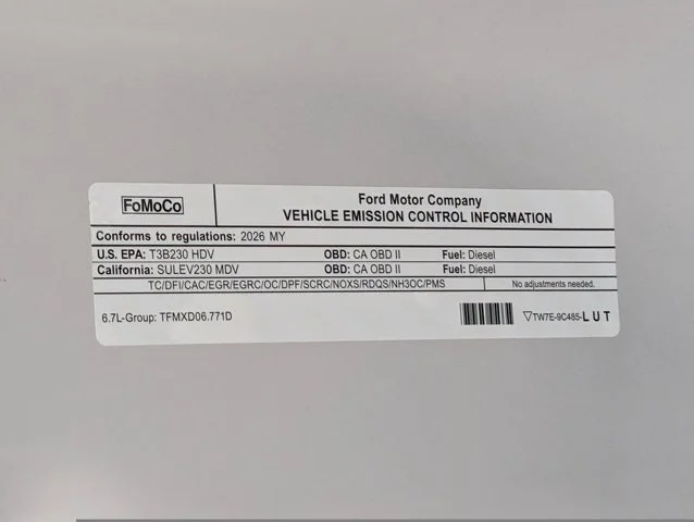 New 2026 Glacier Gray Metallic Tri-Coat Ford F-250® Lariat® image 76