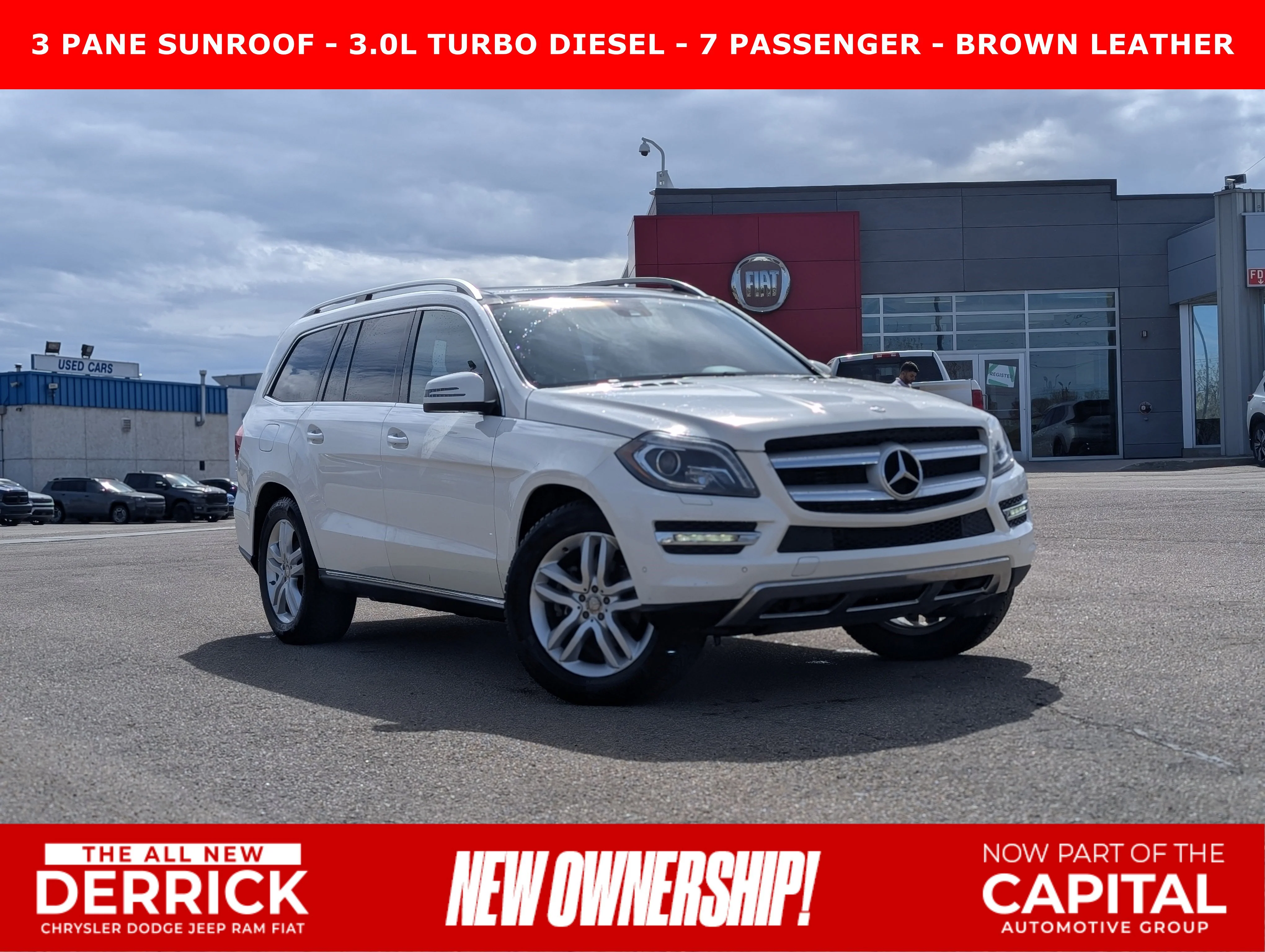 Used 2013 White Mercedes-Benz GL 350 BlueTEC image 1