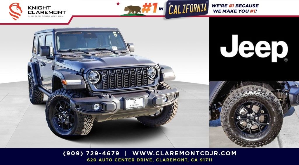 New 2026 Granite Crystal Metallic Clearcoat Jeep Willys image 1