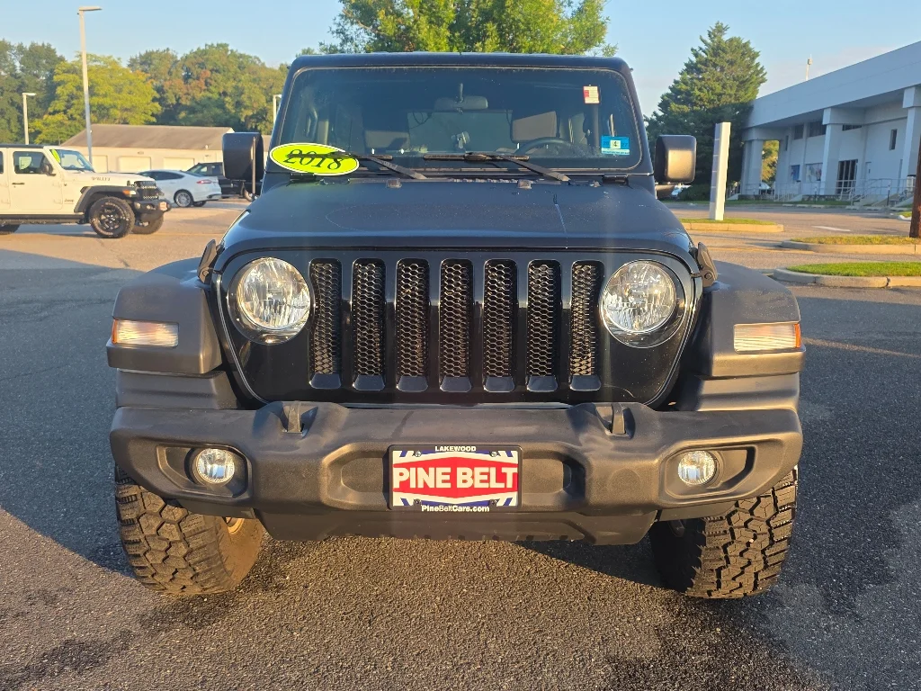 Used 2018 Black Clear Coat Jeep Unlimited Sport S image 10