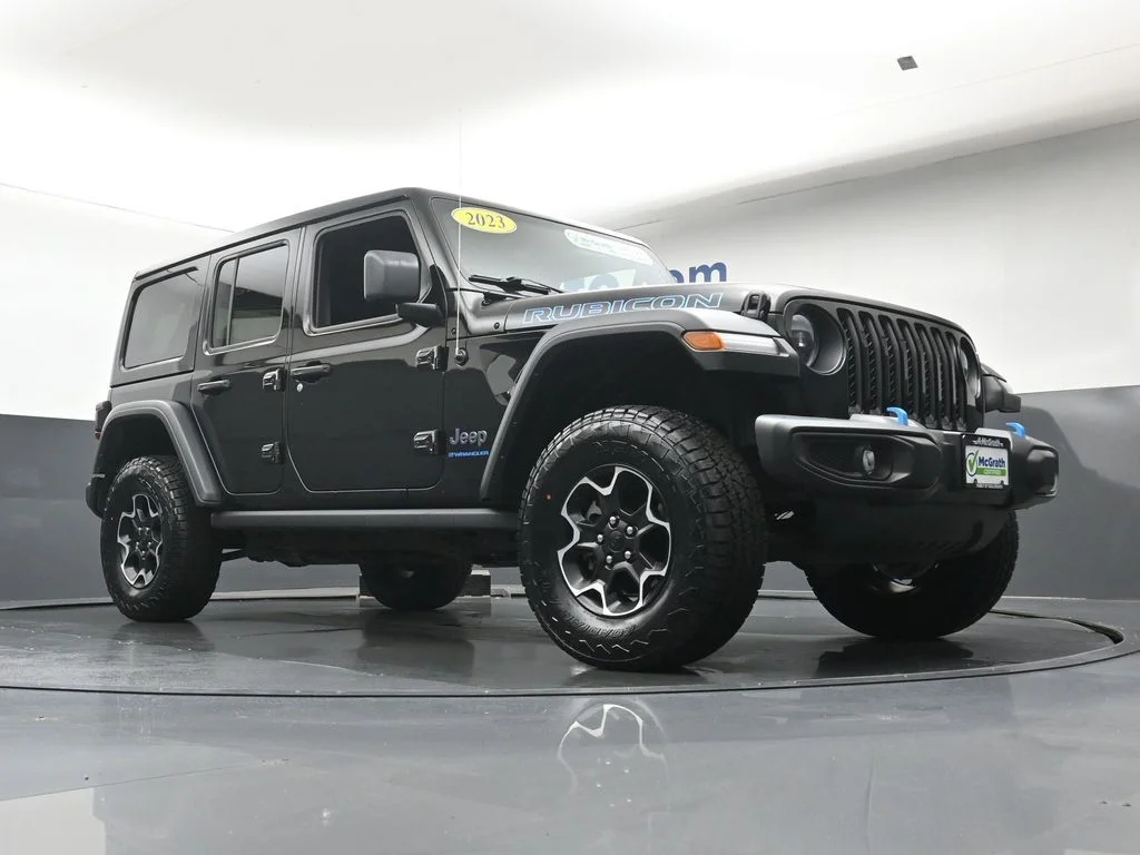 Certified Used 2023 Black Jeep Rubicon 4xe image 26