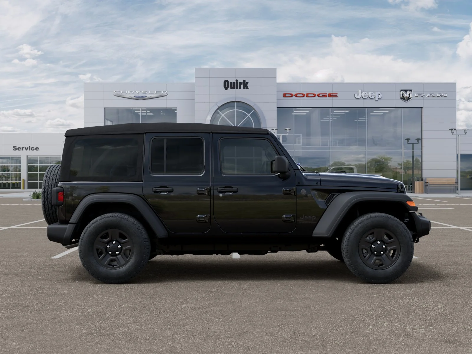 New 2026 Black Clear-Coat Exterior Paint Jeep Sport image 47