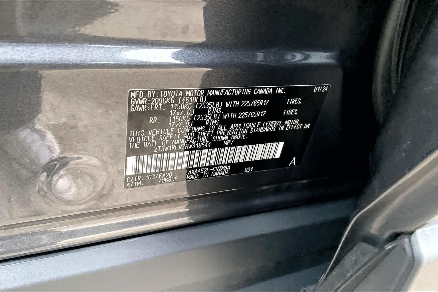 Used 2024 Magnetic Gray Metallic Toyota XLE image 34