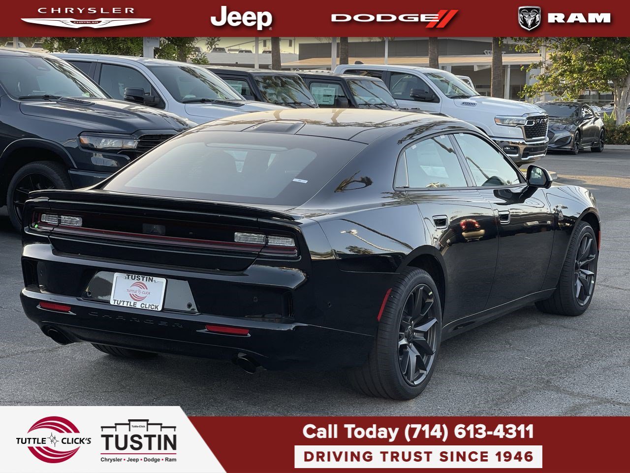 New 2026 Diamond Black Crystal Pearlcoat Dodge Scat Pack Plus image 6
