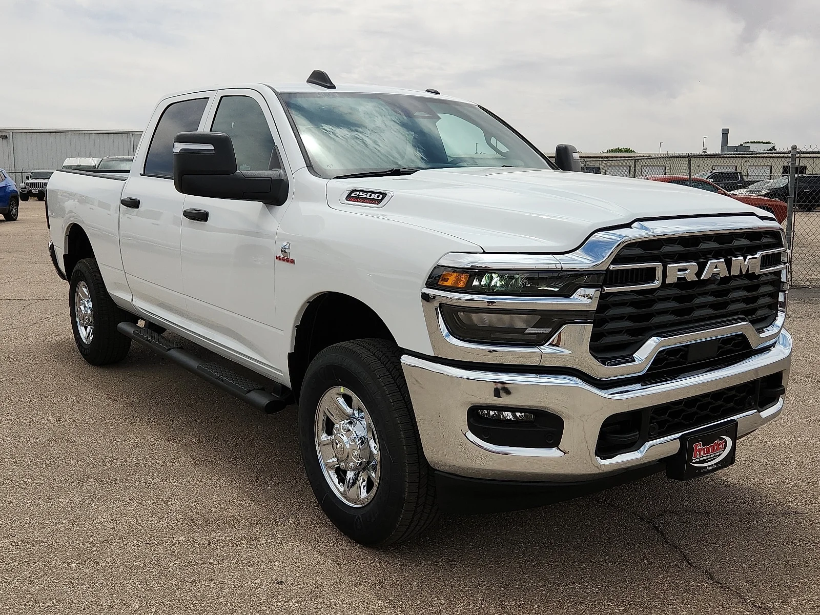 New 2026 Bright White Clear-Coat  Paint Ram TRADESMAN CREW CAB 4X4 6
