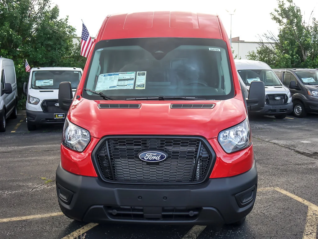 New 2026 Race Red Ford Cargo Van image 4