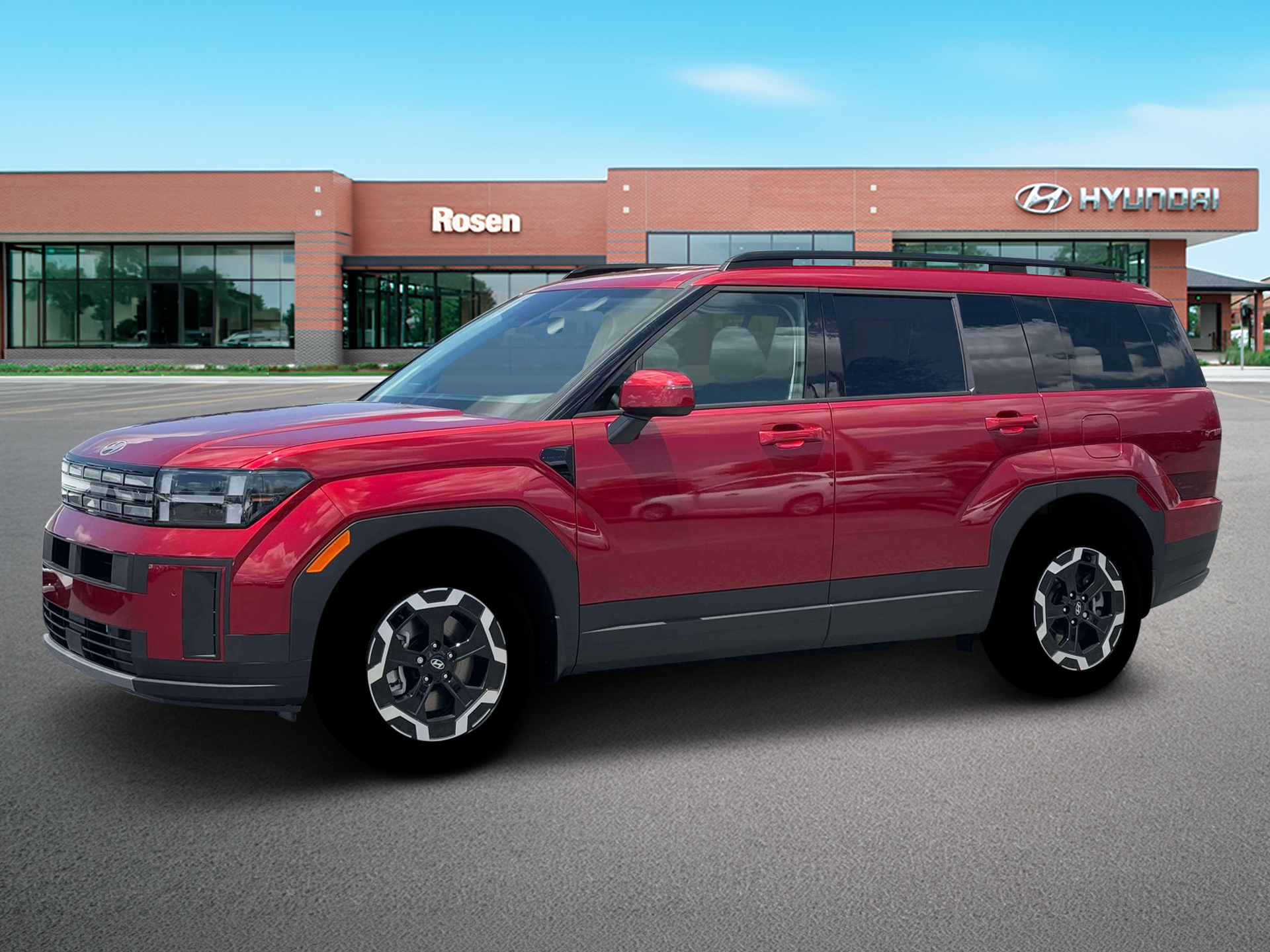 New 2026 Red Hyundai SEL AWD image 2