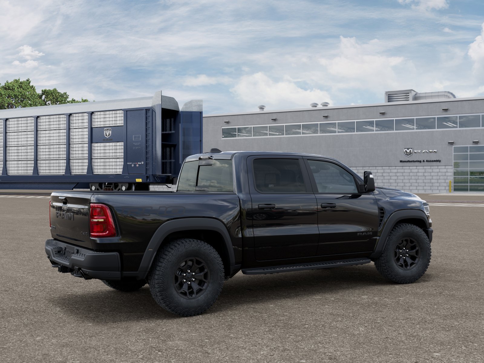 New 2026 Diamond Black Crystal Pearl-Coat Exterior Paint RAM  image 2