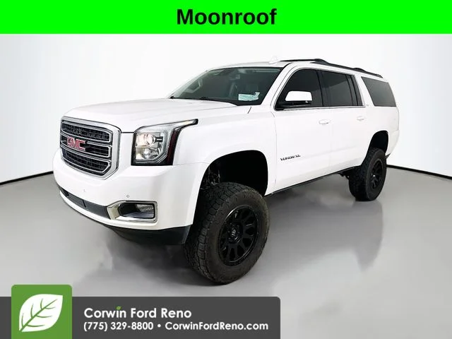Used 2018 White Frost Tri-Coat GMC SLT image 3