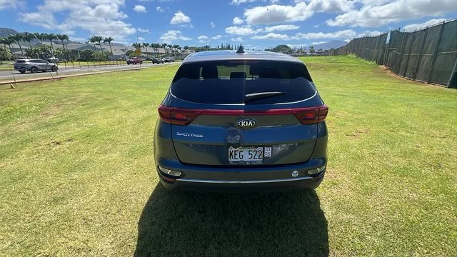 Used 2020 Blue Kia LX image 4
