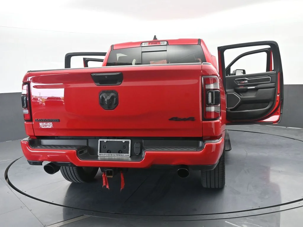Used 2023 Flame Red Clearcoat Ram Laramie image 83