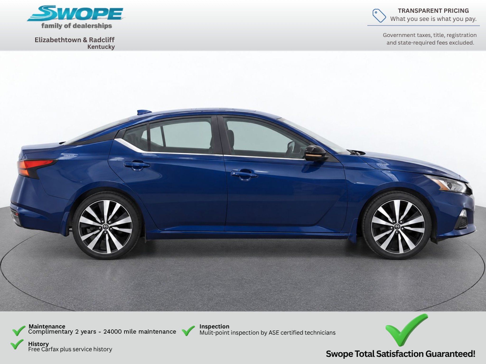 Used 2021 Deep Blue Pearl Nissan 2.5 SR image 4