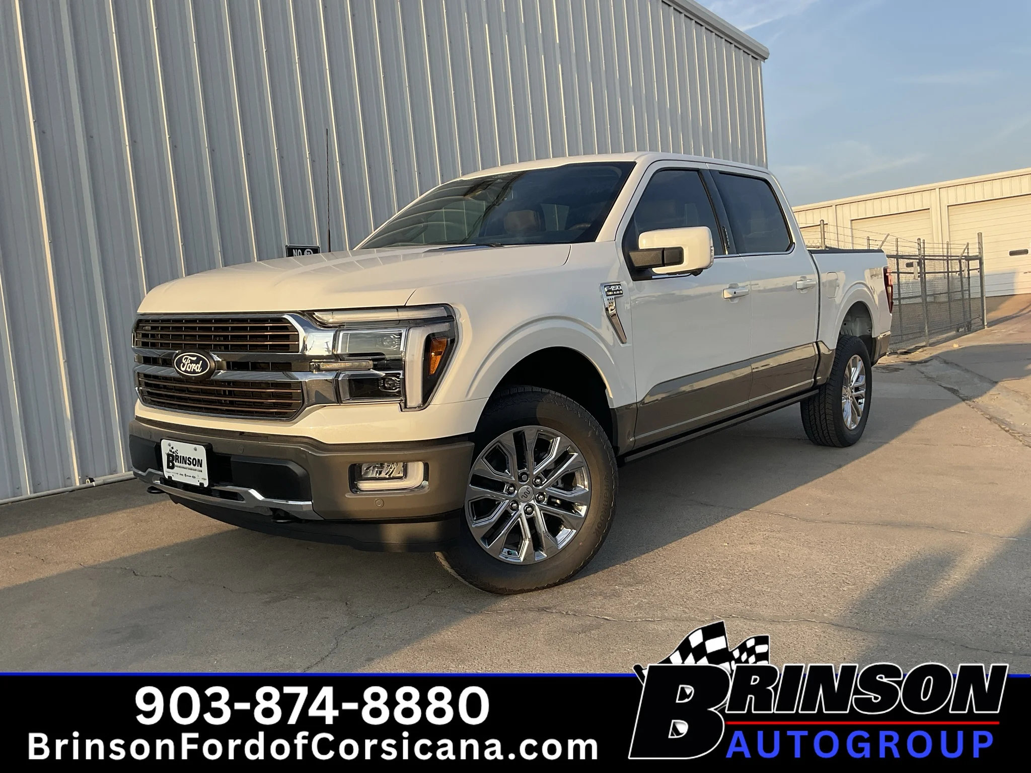 New 2026 Star White Metallic Tri-Coat Ford King Ranch® image 1