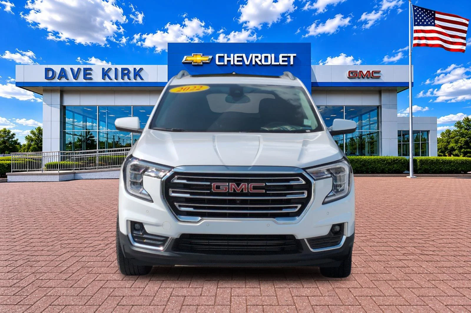 Used 2022 SUMMIT WHITE GMC SLT image 8