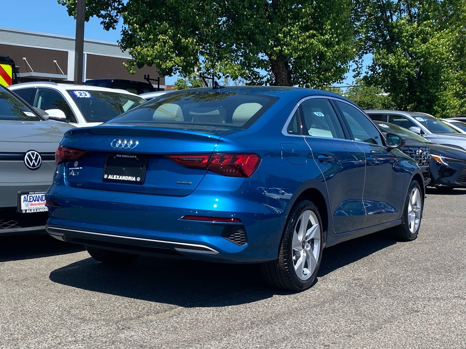 Used 2023 Blue Audi 40 Premium image 3