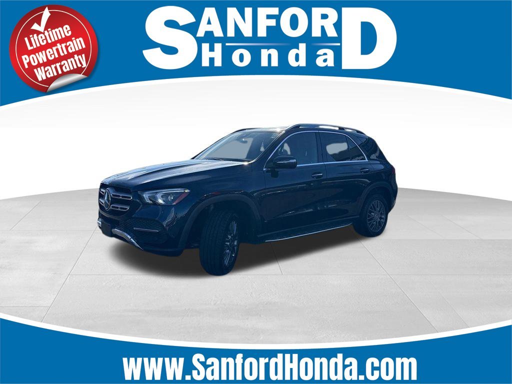Used 2021 Brilliant Blue Metallic Mercedes-Benz GLE 350 image 1