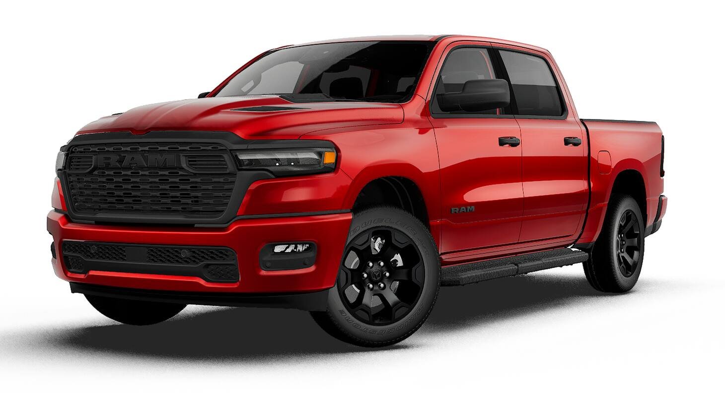 New 2027 Molten Red Pearl-Coat Exterior Paint RAM Express image 1