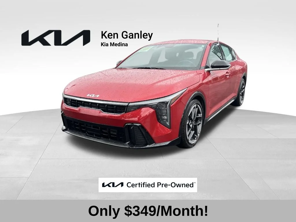 Certified Used 2025 Red Kia GT-Line image 1