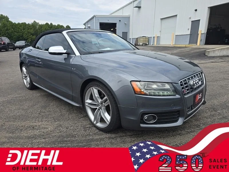 Used 2012 Gray Audi 3.0 Cabriolet Premium Plus image 1