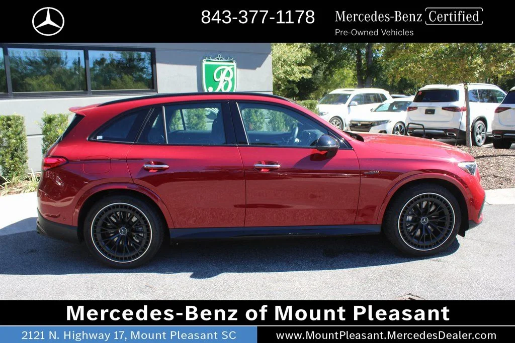 Certified Used 2025 MANUFAKTUR Patagonia Red Metallic Mercedes-AMG GLC 43 AMG® image 3