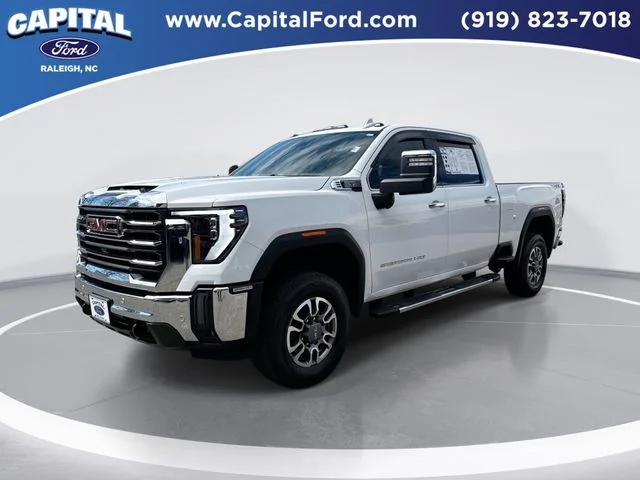Used 2024 White GMC SLT image 1