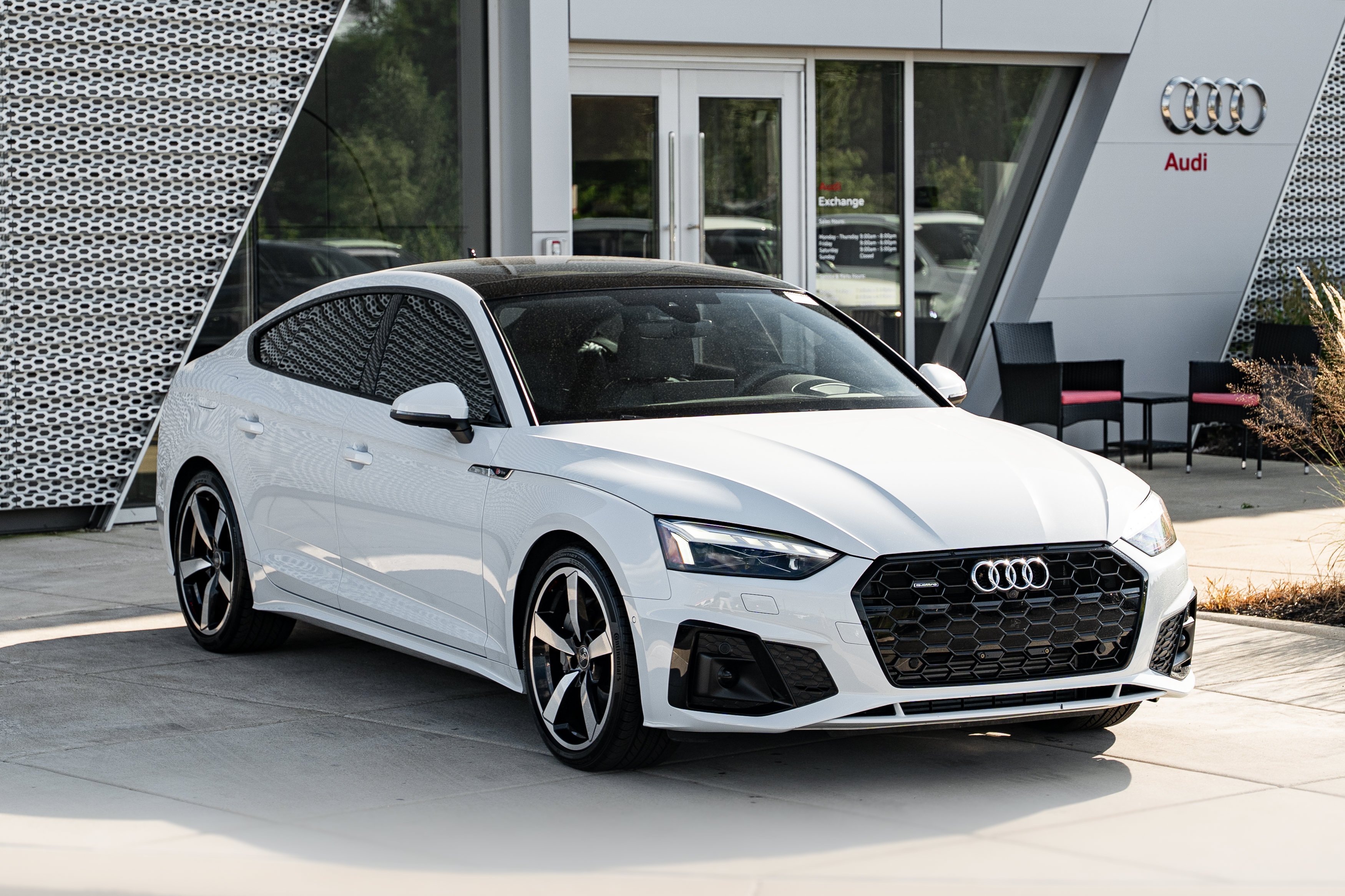 Certified Used 2025 Glacier White Metallic Audi S line Prestige image 2
