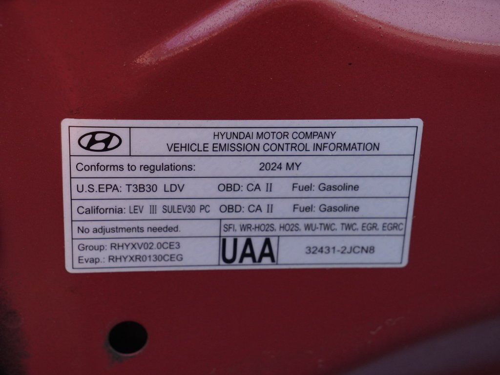 Certified Used 2024 Red Hyundai Limited image 39