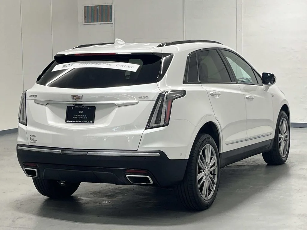 Used 2024 Crystal White Tricoat Cadillac Sport image 8