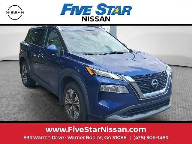 Used 2022 Blue Nissan SV image 1