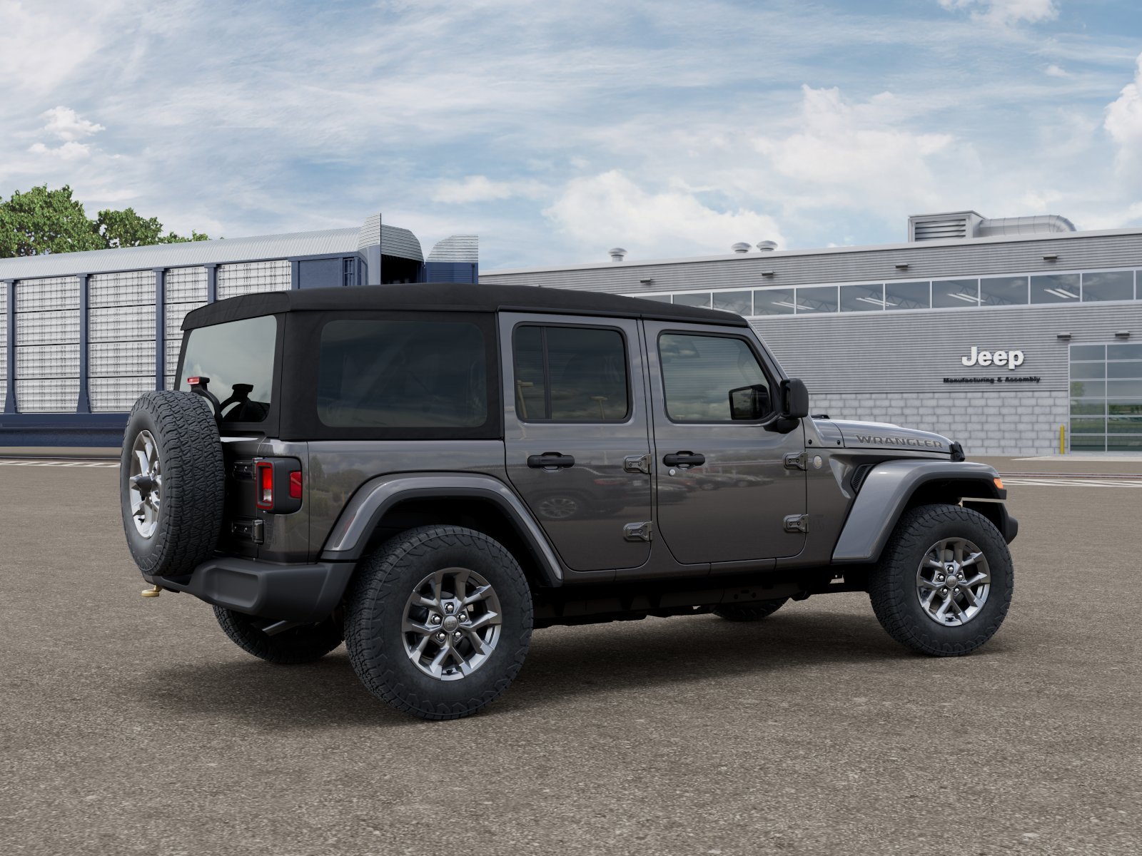 New 2026 Granite Crystal Metallic Clear-Coat Exterior Paint Jeep 85th Anniversary image 2