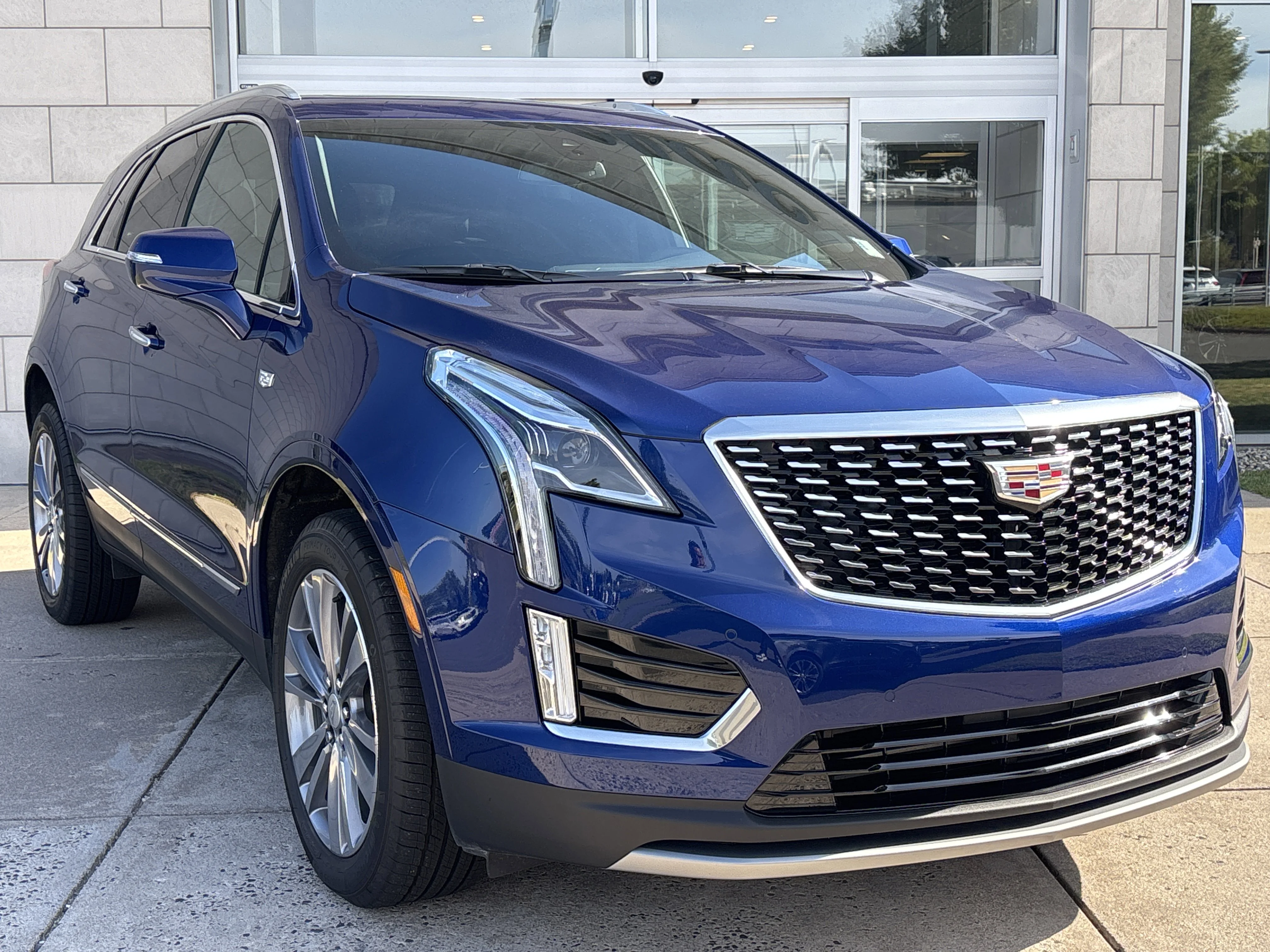 Used 2025 Opulent Blue Metallic Cadillac AWD Premium Luxury image 2