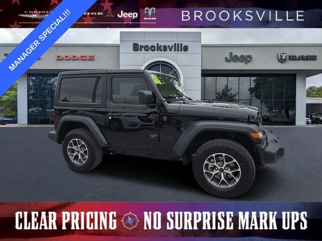 New 2026 Black Clearcoat Jeep Sport S image 1
