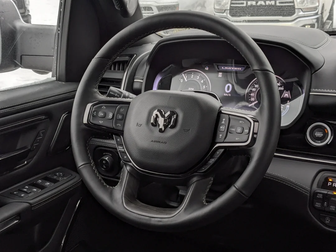 New 2026 Black RAM Limited - - Pano Sunroof - Heads Up Display - Rambox Cargo & More! image 17