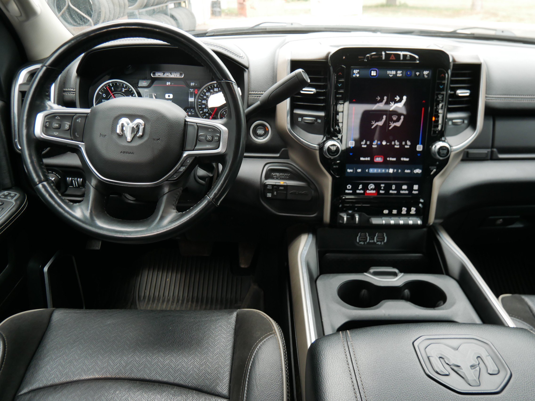 Used 2023 Bright White Clearcoat Ram Laramie image 16