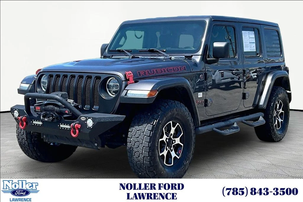 Certified Used 2021 Granite Crystal Clearcoat Metallic Jeep Unlimited Rubicon image 1