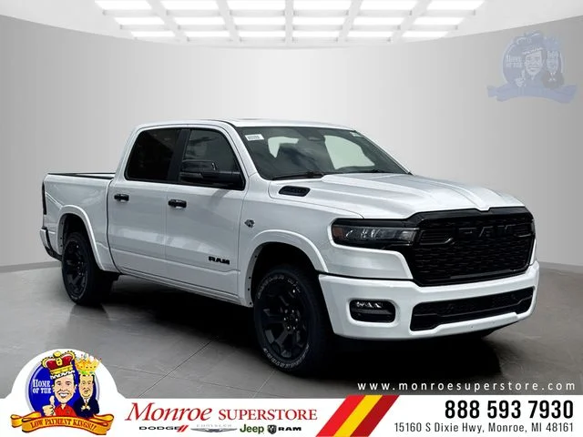New 2026 Bright White Clear-Coat Exterior Paint RAM BIG HORN image 1