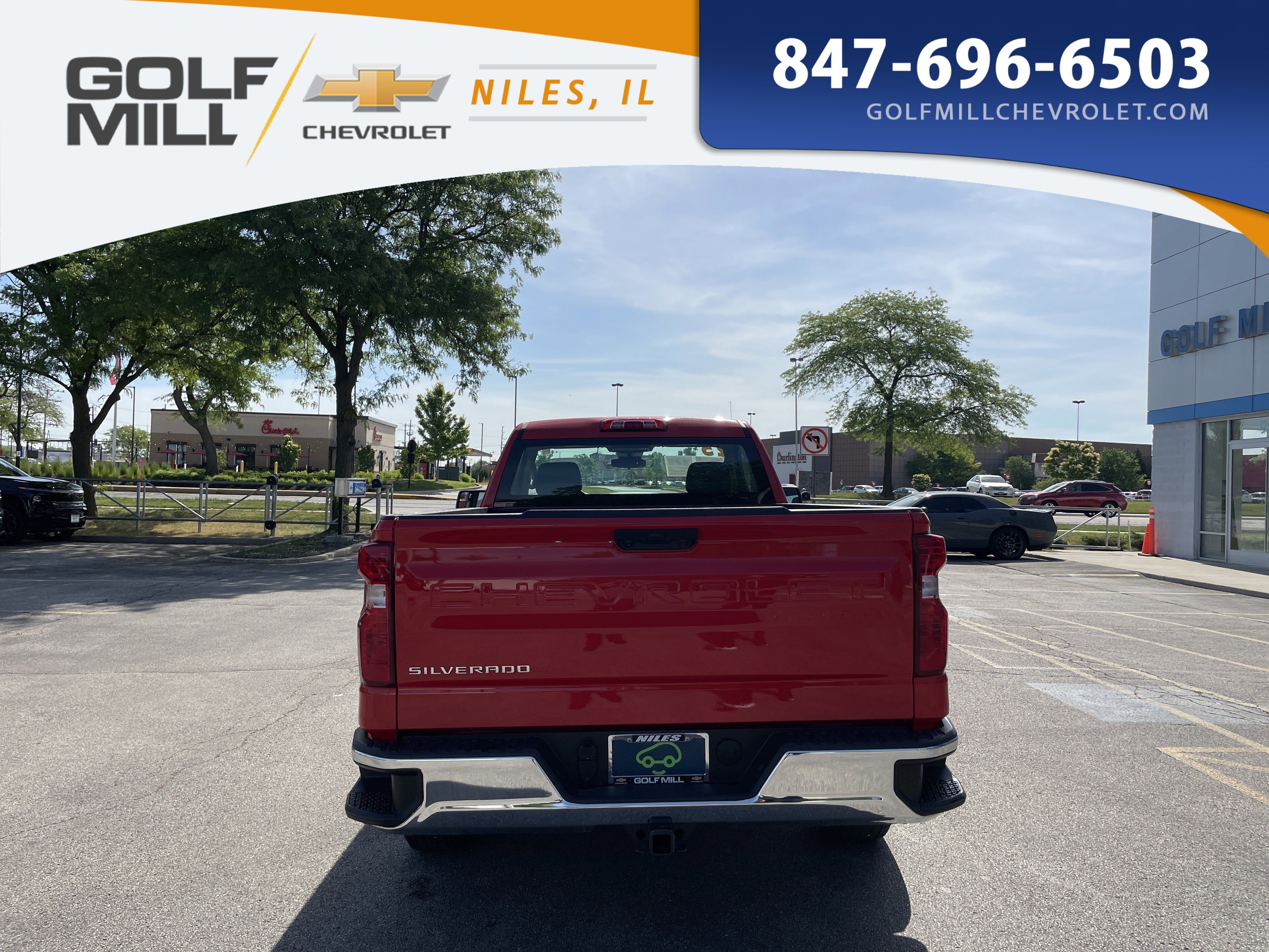 Used 2025 Red Hot Chevrolet Work Truck image 6