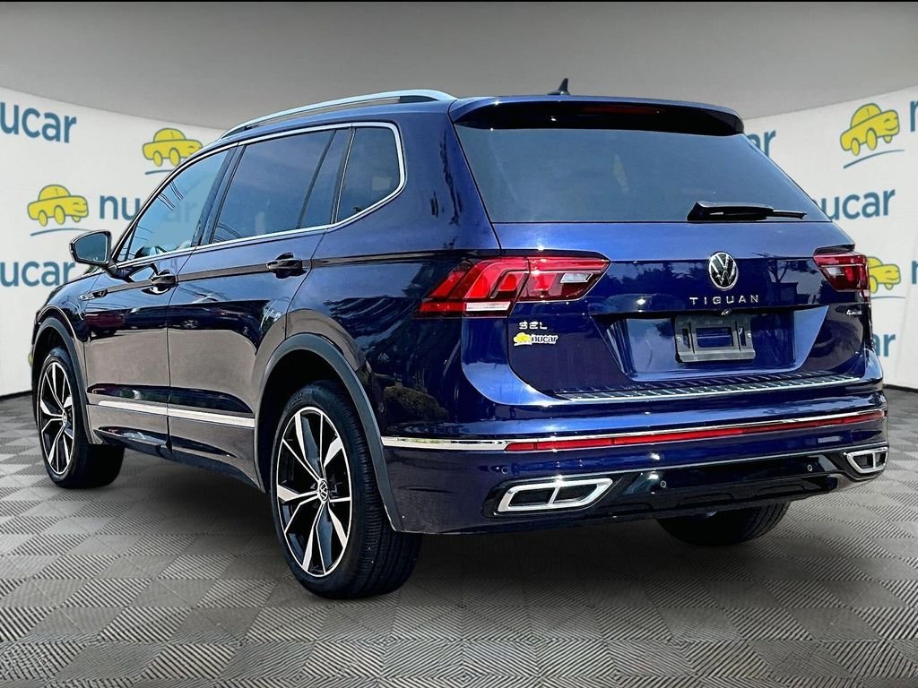Used 2022 Blue Volkswagen 2.0T SEL R-Line image 4