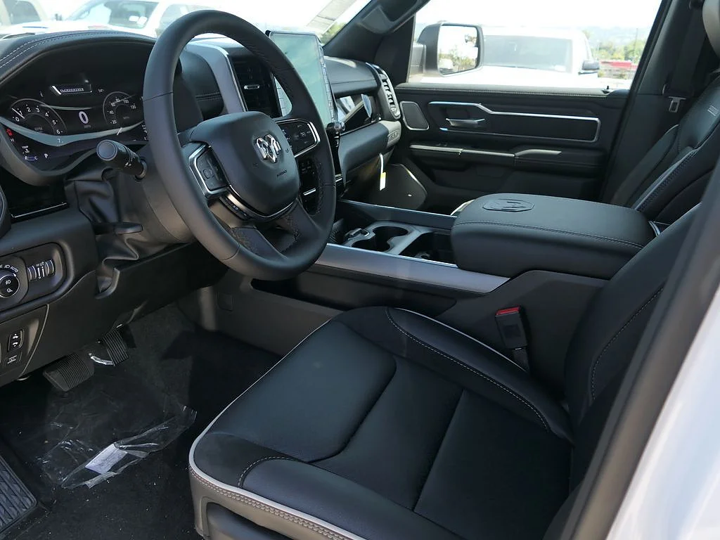 New 2026 Bright White Clear Coat RAM Laramie Crew Cab 4x4 5