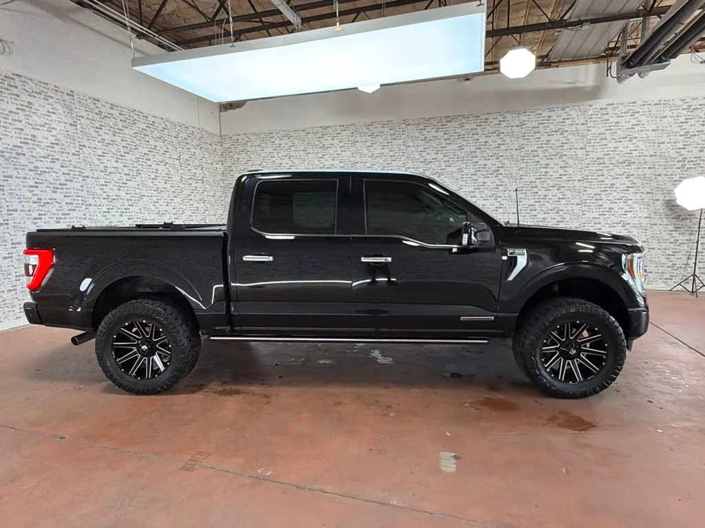 Used 2021 Agate Black Metallic Ford Limited image 8