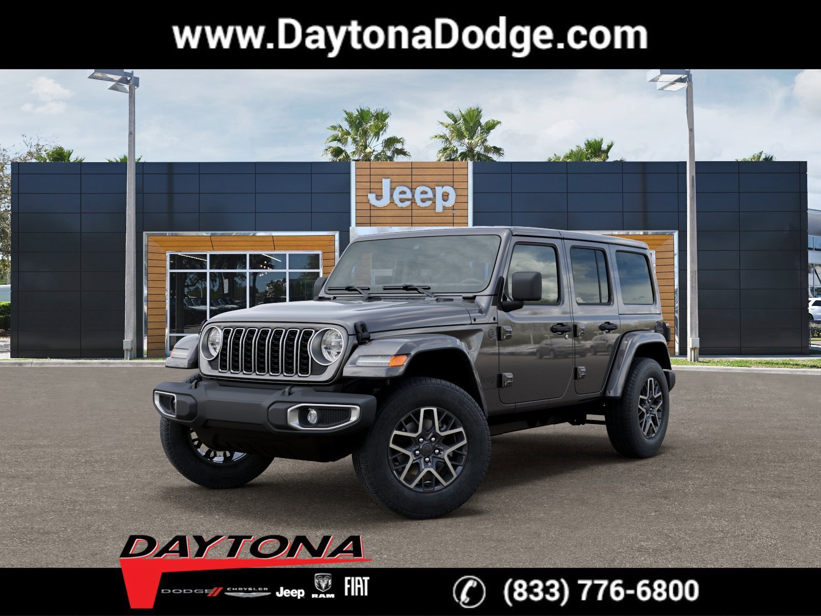 New 2026 Granite Crystal Metallic Clearcoat Jeep Sahara image 1
