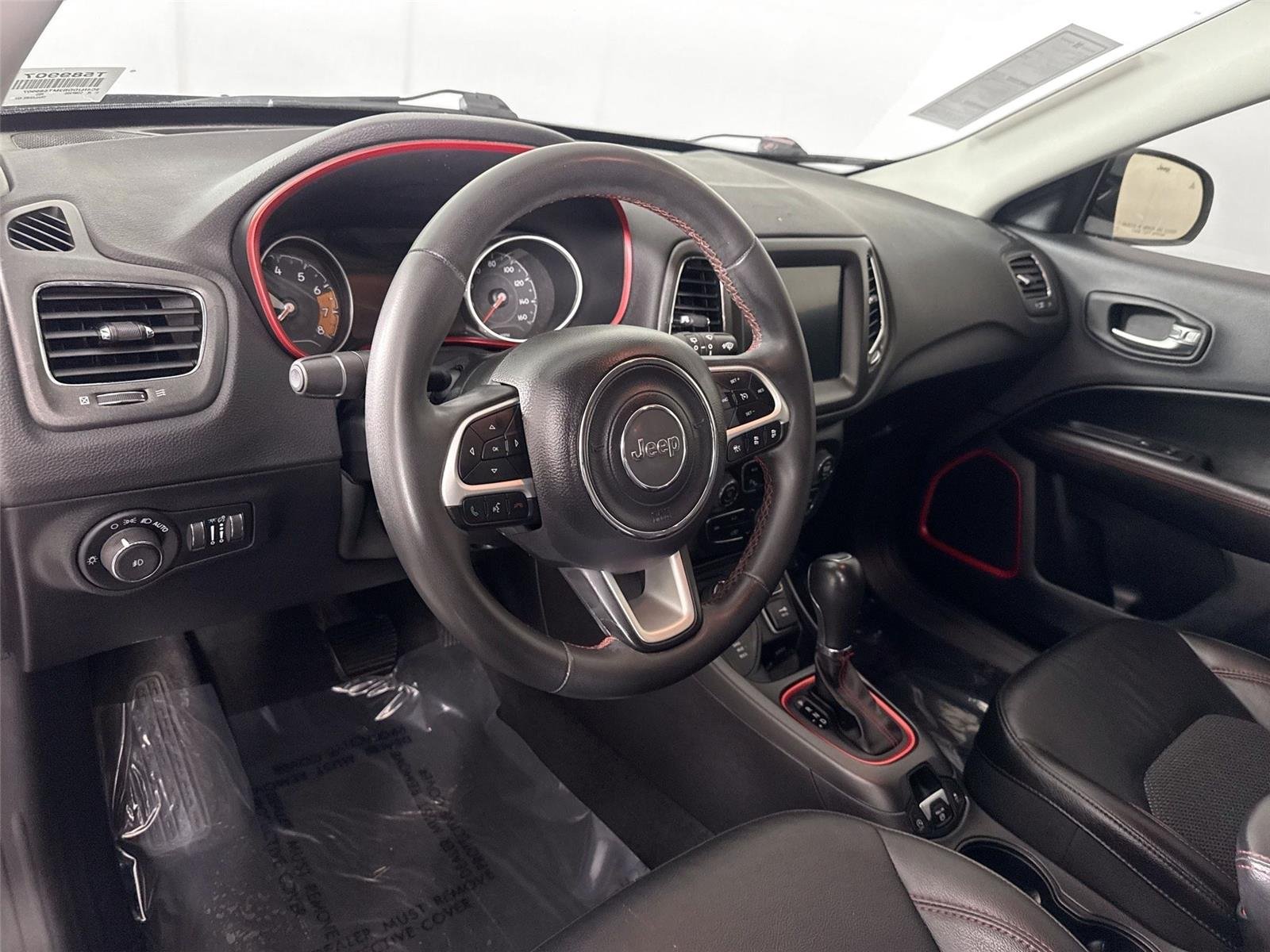 Used 2021 Velvet Red Pearlcoat Jeep Trailhawk image 4