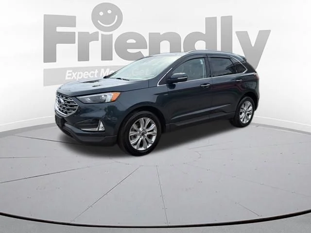 Used 2023 Blue Ford Titanium image 2