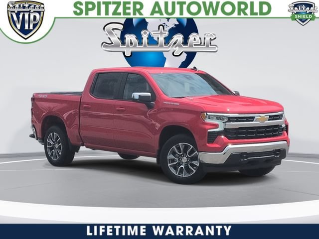 Red Hot 2026 Chevrolet Silverado 1500 Pickup Truck Four-Wheel Drive 8-Speed Automatic
