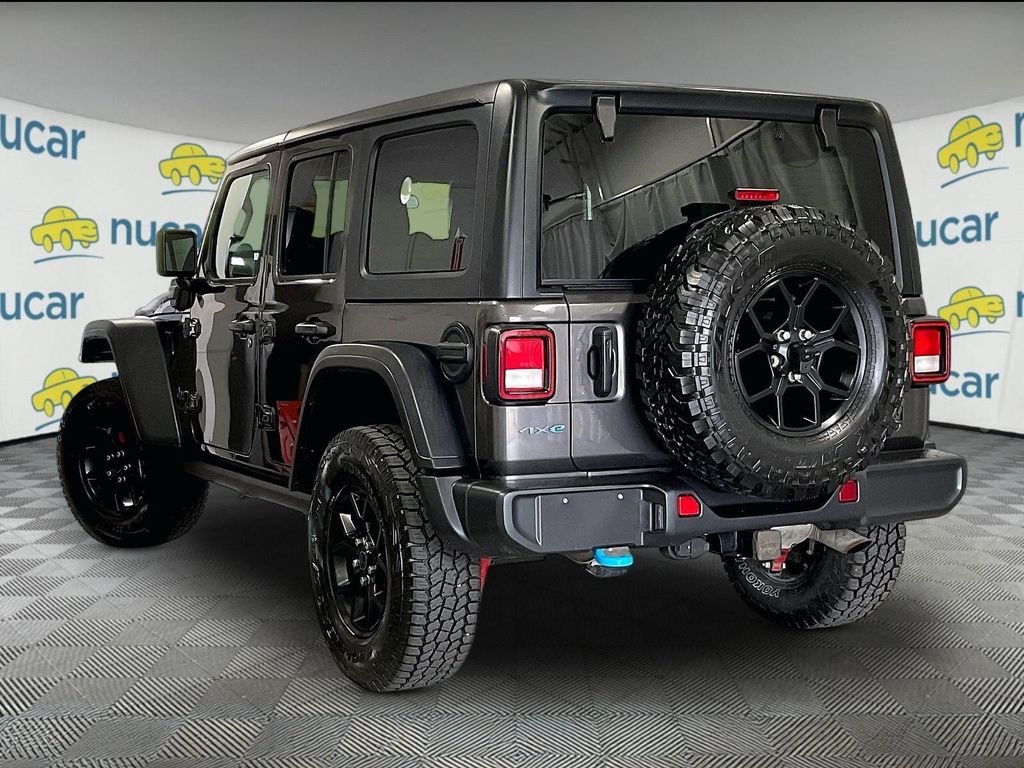 Used 2024 Granite Crystal Metallic Clearcoat Jeep Willys 4xe image 4