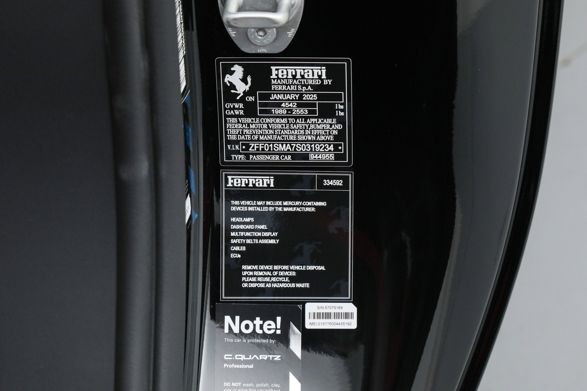 Certified Used 2025 Nero Ferrari  image 60