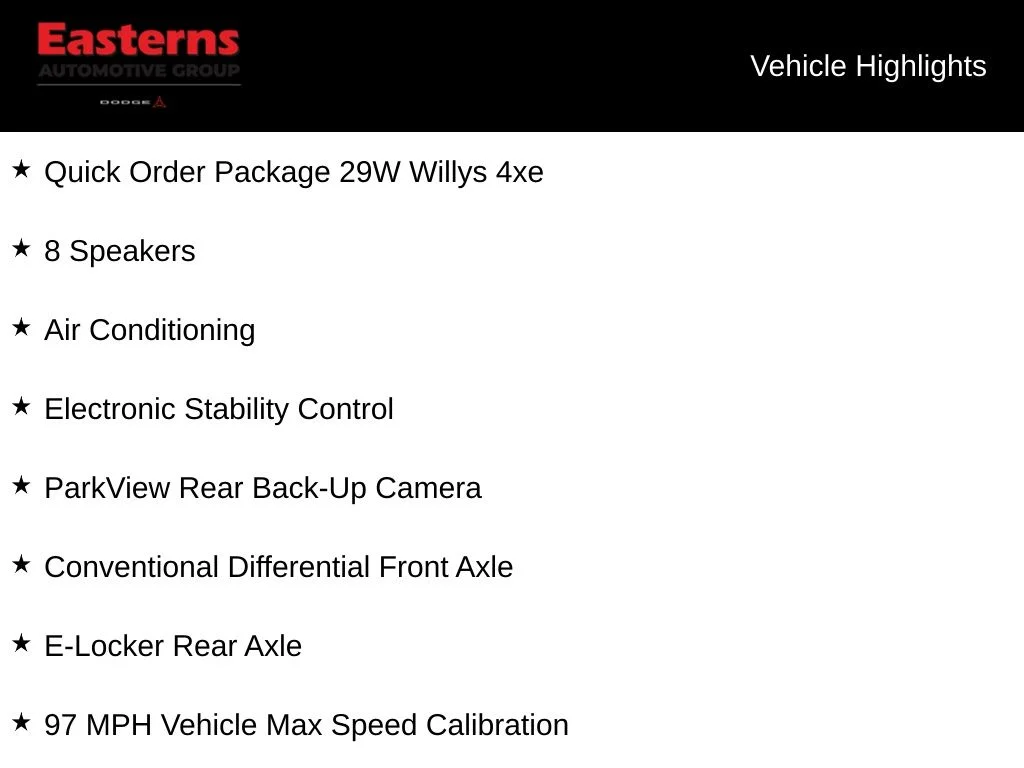 Used 2025 Black Jeep Willys 4xe image 5