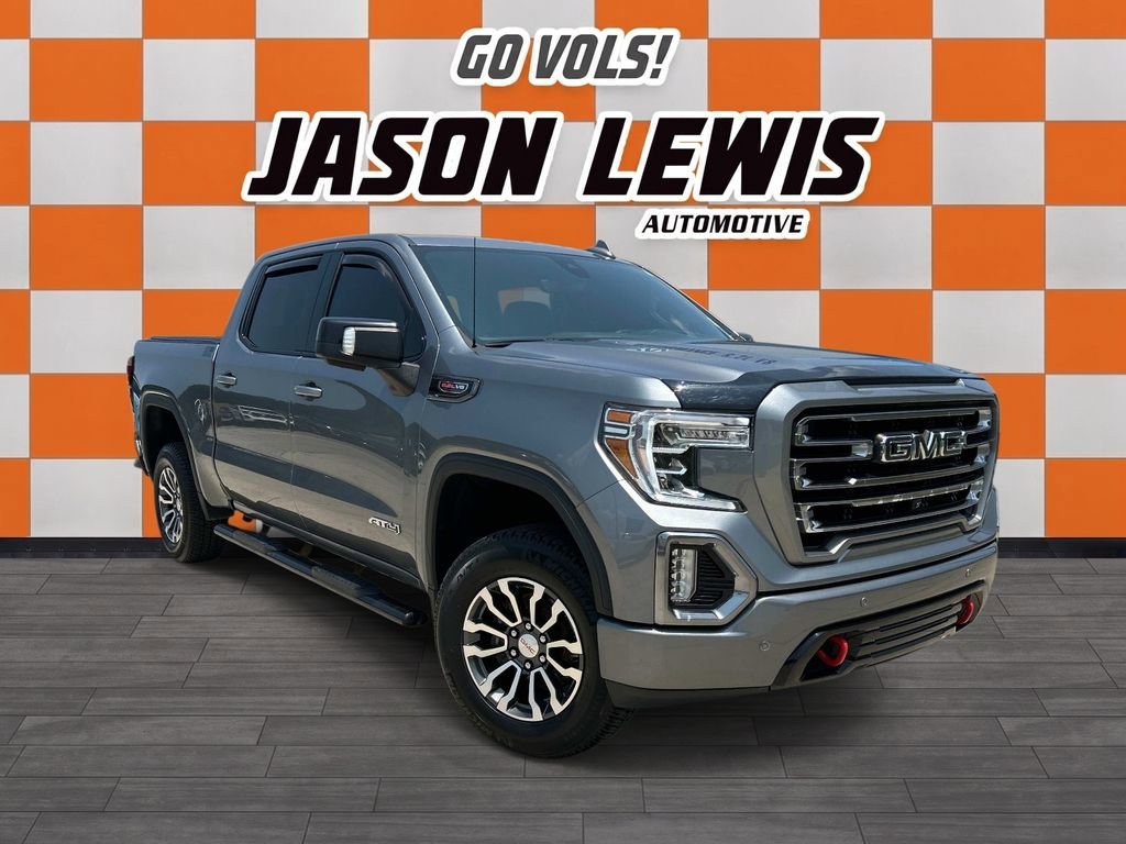 Used 2021 Satin Steel Metallic GMC AT4 image 2
