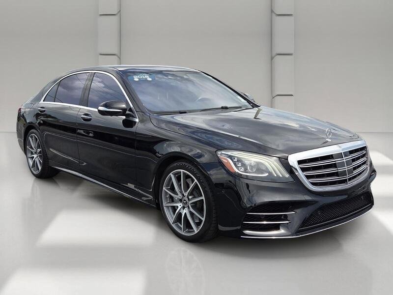 Used 2018 Black MERCEDES-BENZ S 560 SEDAN image 7
